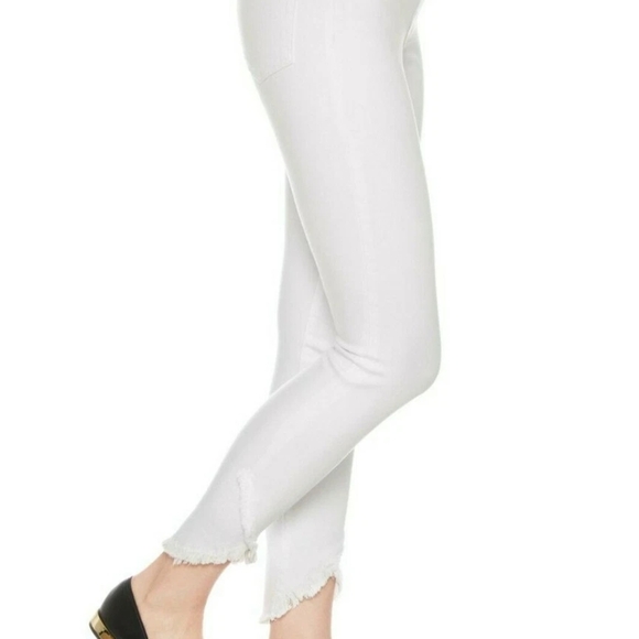 Joe's Jeans White Ankle Cropped Denim - Picture 2 of 6